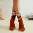 thumbnail image 5 of Women Casual Socks Cartoon 3D Animal Style Patchwork Non-Slip Personality Creative Socks, 5 of 9