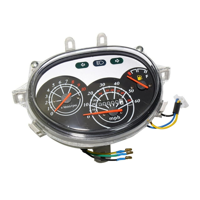 Tablero de Velocímetro Cola Repuesto universal de 12V