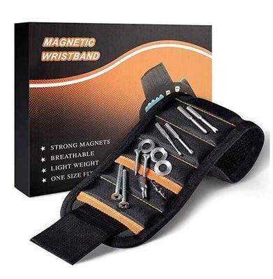 Magnetic Wristband W/Strong Magnets for Holding Screws for DIY Work for Handyman 