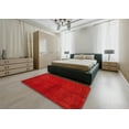 thumbnail image 5 of Ahgly Company Machine Washable Indoor Square Abstract Red Area Rugs, 3' Square, 5 of 7