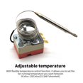 thumbnail image 3 of Interruptor De Control De Temperatura Del Coche Radiador De Termostato Capilar Ajustable 0-120Celius Interruptor De Control De Ventilador Monstrate VI007157-00, 3 of 7