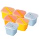 thumbnail image 5 of GOOHOCHY 6pcs Moldo de hielo individual Molda Silicona Cubo de hielo Hacer moldes con tapa para bebidas Cóctel, 5 of 7