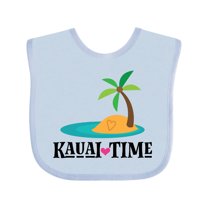 Inktastic Kauai Time Hawaii Island Boys or Girls Baby Bib