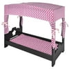 Kids Canopy Doll Bed by Naomi Home-Finish: Espresso, Wood, Polyester