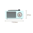 thumbnail image 2 of Mini Retro Vinyl Record Wireless Bluetooth-compatible Speaker Knob Control Aux Music Player, 2 of 4