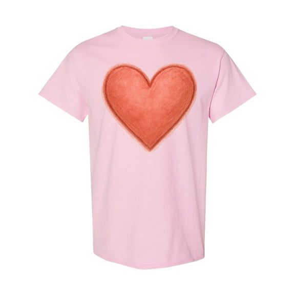 Inktastic Love Heart Sketch Art Romantic Valentine's Heart T-Shirt