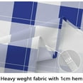 thumbnail image 4 of Oval Tablecloth Blue Checkered Tablecloth, Modern Plaid Oval Tablecloth, Checkered Tablecloth, Indoor/Outdoor Waterproof Wrinkle Free Durable Blue Gingham Tablecloth For Oval Tables 60 X 120 In, 4 of 6