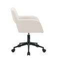 thumbnail image 2 of CorLiving Marlowe Upholstered Task Chair, Off White, 2 of 9