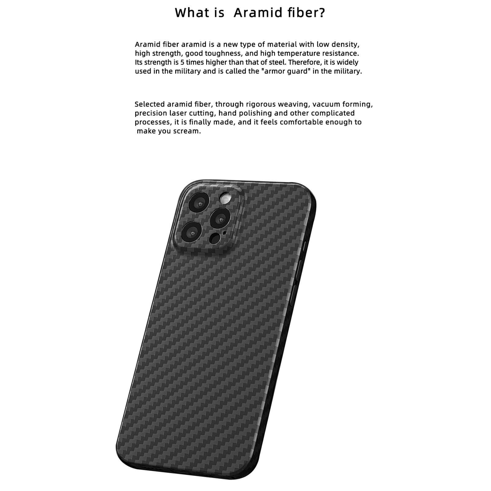 Case for iPhone 14 Pro Max, Compatible with Wireless Charging, Ultra Slim & Lightweight with Carbon Fiber Texture Anti-drop Anti-scratch Phone Cover for iPhone 14 Pro Max, Black