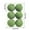 #11 Green, variant on Fwttom Flocked Christmas Balls Set of 6 - Vintage Shatterproof Christmas Ball Ornaments for Xmas Tree, Holiday Festive Christmas Decorations Indoor