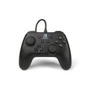 PowerA Nintendo Switch Wired Controller - Black, Detachable 10ft USB Cable, No Battery Required, Officially Licensed By Nintendo
