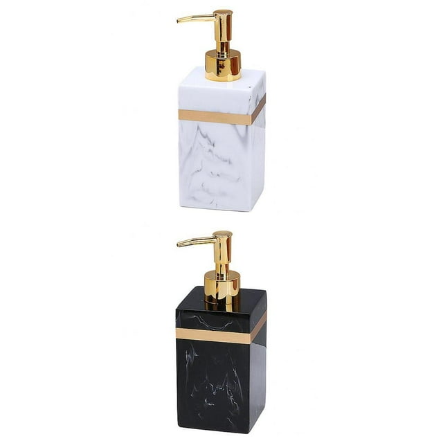 Dispensadores de Jabón de Resina de 500 Ml Reutilizables para Champú perfecl Dispensador de loción de jabón