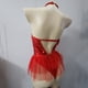 thumbnail image 5 of Gibobby Sujetador De Encaje Para Mujer Ropa Lencería para Mujer Encaje Interior Halter Chemise V Cuello Camisón Sexy Ropa de Dormir Camisón Malla(Rojo, G), 5 of 5