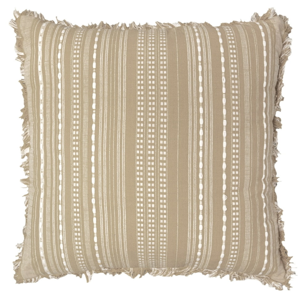 Better Homes & Gardens Reversible Stripe Decorative Pillow, 20" x 20