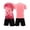 Pink, variant on Boys Girls Everyday Sports Uniform Inspired Quick Dry Football & Basketball Kit