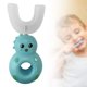 thumbnail image 4 of Herramienta de limpieza de cabeza de cepillo de silicona suave de grado alimenticio con forma de cepillo de dientes de 360  degree Azul para 6-12 años Yuyangstore Cepillo de dientes en forma de U para niños, 4 of 8