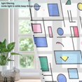 thumbnail image 4 of Yayeee Window Curtains Light Filtering 63"x42" Grommet Panel Pair Home Living Room Decor, Colorful Cartoon Graphic, 4 of 7