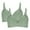 Green, variant on 2PC Bras for Women No Underwire Embroidered Glossy Seamless Comfortable Breathable Push Up Full Coverage Underwear Bralette Bra,Green,48 B