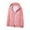 Pink, variant on Lovskoo Women's Rain Jacket Technical Casual Waterproof Windbreaker Solid Print Outdoor Windproof Charge Coat Hooded Pocket Long Sleeve Top Jacket Coat Blue