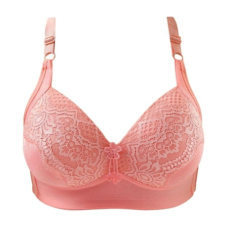 Fesfesfes Bras for Women Wireless Ladies Solid Color Comfortable Bra Underwear Bras Sport Bras