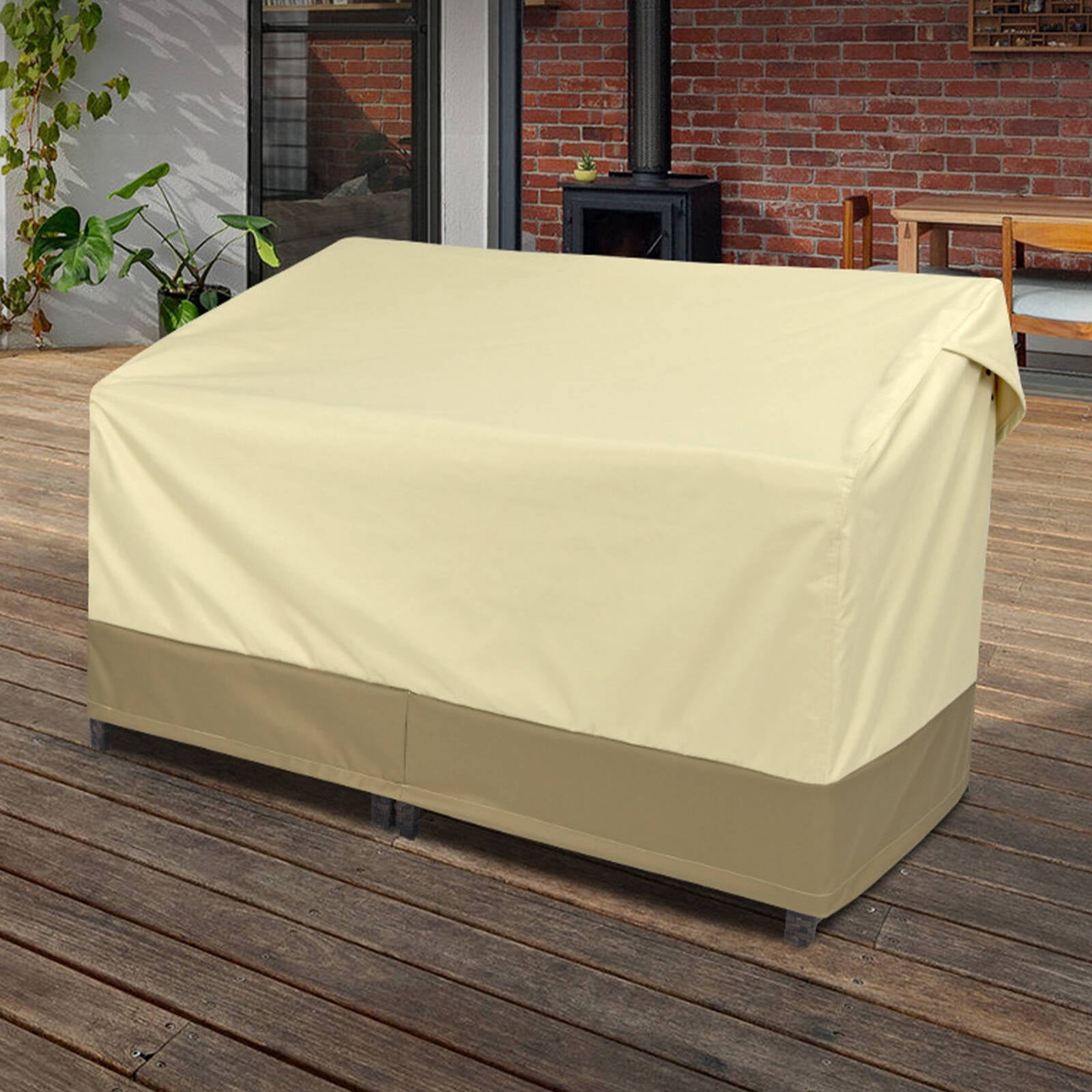 AUQ Patio Furniture Covers,Waterproof And Sunscreen Outdoor Furniture Cover,UV Resistant Patio Cover Black