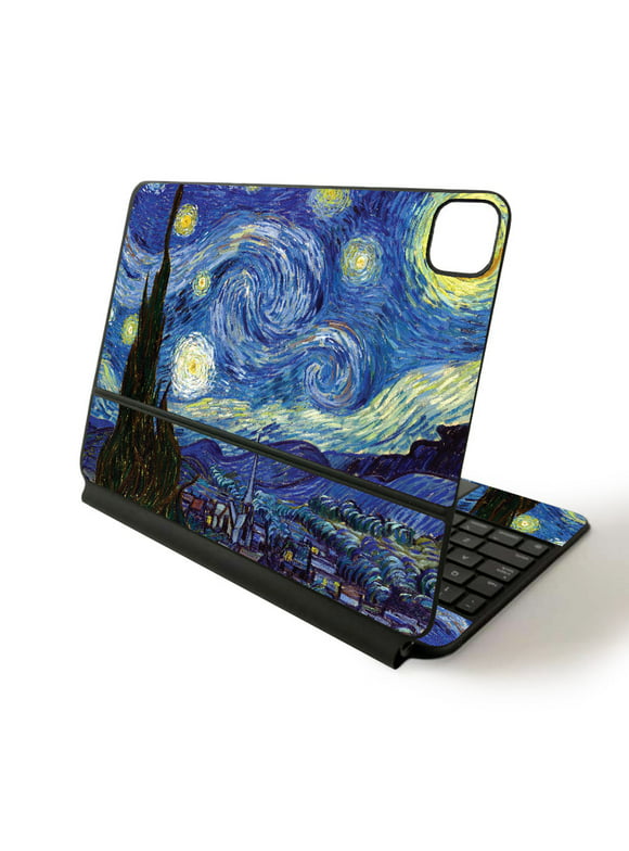 Skin Decal Wrap Compatible With Apple Magic Keyboard Compatible With iPad Pro 11-inch (2020) Sticker Design Starry Night