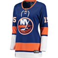 thumbnail image 2 of Women's Fanatics Cal Clutterbuck Royal New York Islanders Breakaway Player Jersey, 2 of 3