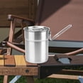 thumbnail image 2 of Taza de Camping con caldera de agua para mochilero, 1L con mango plegable, olla de Camping duradera, taza de acero inoxidable para playa, restaurante, 2 of 8