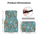 thumbnail image 5 of Fotbe Cute Conch Juego de 4 Tapetes para Auto con Estampado – Alfombrillas de Goma Reforzada, Diseño Antideslizante, Protección para Todo el Año – Vehículos, Autos, Camionetas y SUVs, 5 of 7