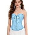 thumbnail image 2 of Bustier Élégant pour Soirée Formelle, Corset avec devant en Dentelle et Fermeture à Trois Crochets, 2 of 8