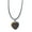 A, variant on Natural Stone Pendant Necklace Heart Shape Crystal Tigers Eye Agates For Women Men Jewelry Making Necklace Charm Gift