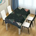 thumbnail image 4 of Yayeee Tablecloths 54" x 54" Rectangle Wrinkle Resistant Party Table Cover, Green Christmas Trees, 4 of 8