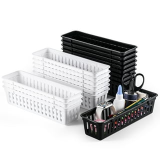 Juvale 12-pack Small Pencil Holder Trays, Elementary Teacher Supplies For  Classroom, Caddy, Plastic Baskets For Storage, Rainbow, 10.0x2.9x2.4 In :  Target