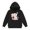 Black, variant on Cute Hoodies For Toddler Girls Rabbit Floral Print With Pocket Pullover Outerwear For Autumn Winter Kids Casual Plain Sweatshirts Size 2-3T