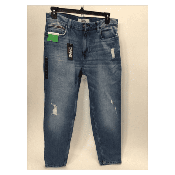 Tommy Hilfiger Tommy Jeans Blue Jeans Logo Patch on Back, 33/30