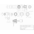 thumbnail image 4 of Arcade Pinbal Game Coin Door Lock, 22mm, S Shape Flat Key, 1 Lock and 1 Key, 4 of 4