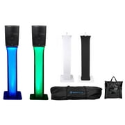 (2) Peavey SP 2 SP2 2000 Watt 15" DJ Speakers+Totem Style Speaker Stands