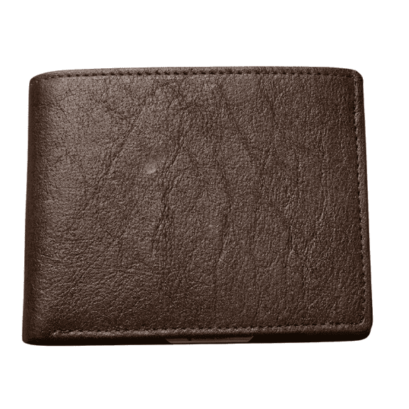 Men's Genuine Leather Wallet | Slim Bi-Fold Wallet with Multiple Card Slots & Cash Compartment | Durable Everyday Wallet for Men|W27-Brown