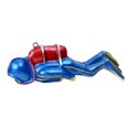 thumbnail image 3 of Fish Decoration Aquarium Landscaping Vivid Fish Decoration Clear Textured Cute Floating Diver Pollution free Creative Ornament, 3 of 7