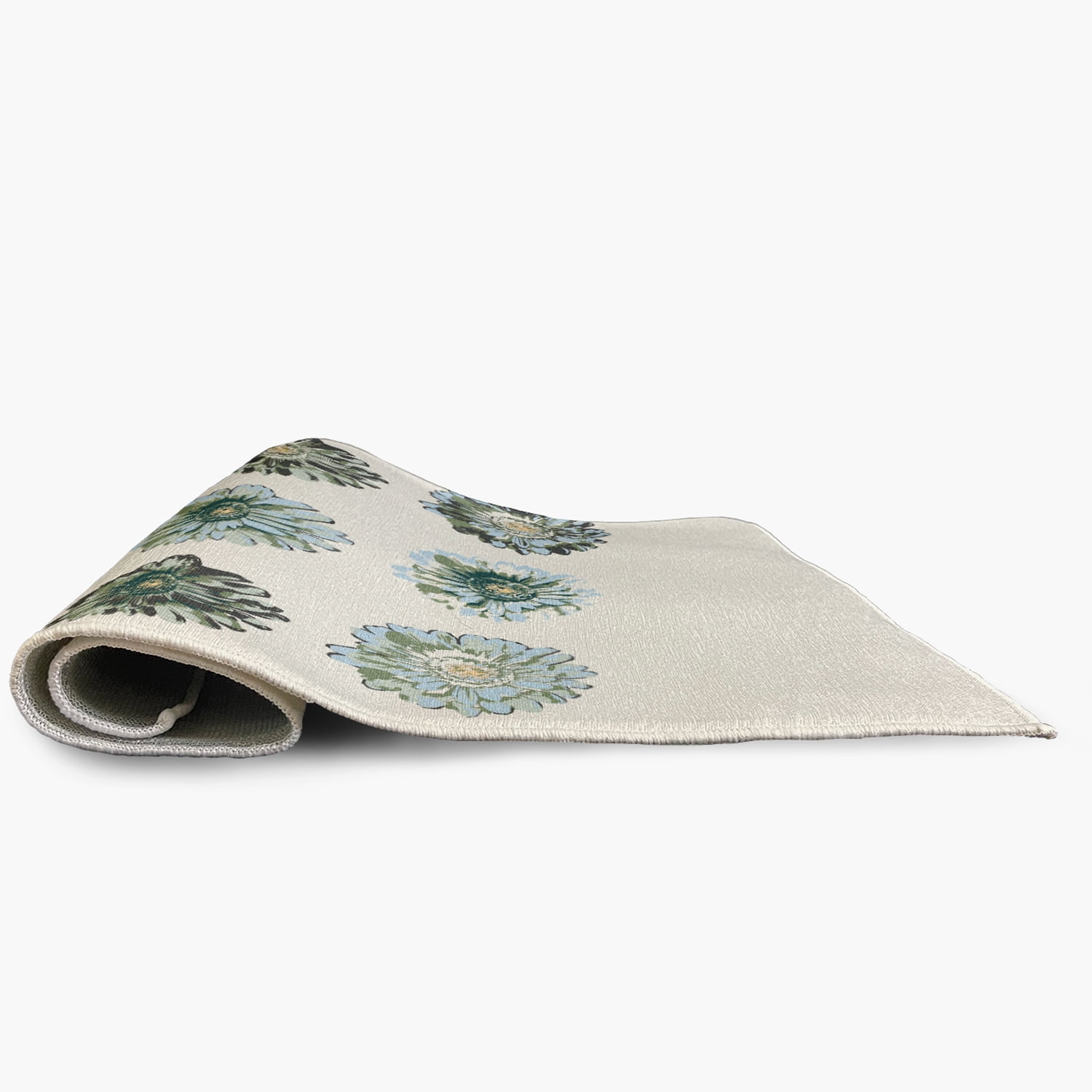 Simply Daisy 2' x 3' Green Gypsy Floral Spring Chenille Indoor/Outdoor Rug