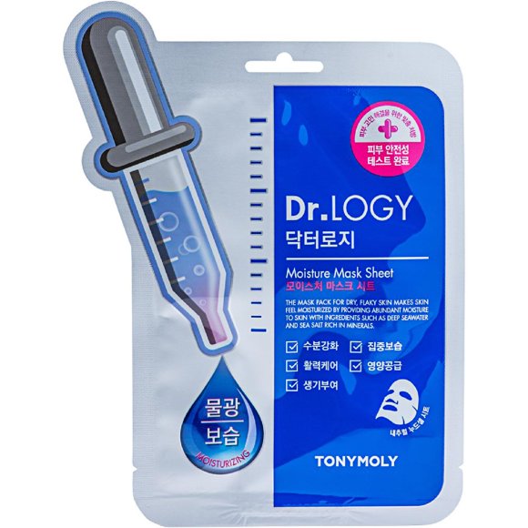 PACK OF 3 TONYMOLY DR.LOGY MOISTURIZING MASK SHEET 0.8 OZ - NEW