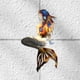 thumbnail image 2 of Escultura de sirena rústica vintage para decoración de pared de sirena colgante de metal para patio de habitación Likrtyny  Para estrenar, 2 of 6