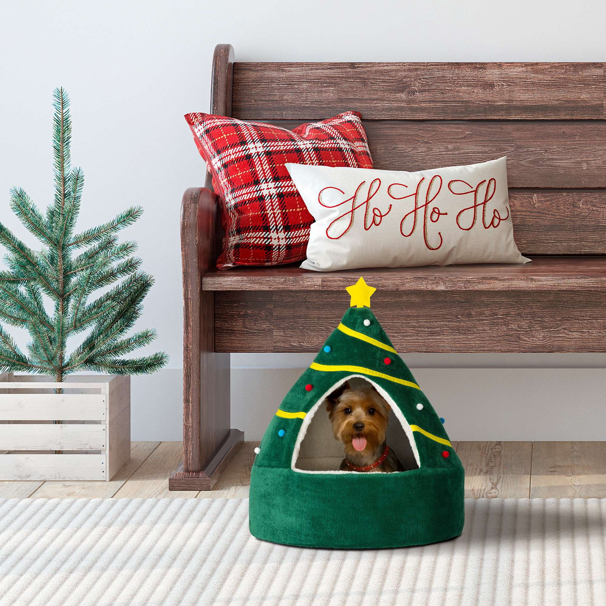 Vibrant Life Hideaway Tree Small Cat-Dog Bed