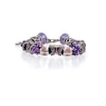 thumbnail image 3 of Delight Jewelry Antiqued Razorback Purple Butterfly Bracelet, 3 of 4