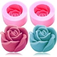 thumbnail image 1 of 3D Rose Silicone Molds 2PCS Big Rose Resin Candle Mold Bloom Flower Silicone Fondant Mold for Handmade Chocolate Candy Cake Dessert Soap Wax Candle, 1 of 4