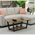 thumbnail image 1 of Convenience Concepts Table Basse Graystone avec Étagère en Finition Bois de Muscade, 1 of 7