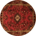 thumbnail image 1 of Ahgly Company Indoor Round Persian Orange Traditional Area Rugs, 7' Round, 1 of 1