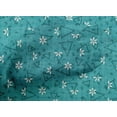 thumbnail image 4 of oneOone Cotton Cambric Turquoise Blue Fabric Texture & Triangle Geometric Sewing Craft Projects Fabric Prints By Yard 42 Inch Wide, 4 of 4