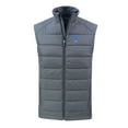 thumbnail image 2 of Men's Cutter & Buck Gray Kentucky Wildcats Evoke Hybrid Eco Softshell Recycled Full-Zip Vest, 2 of 3