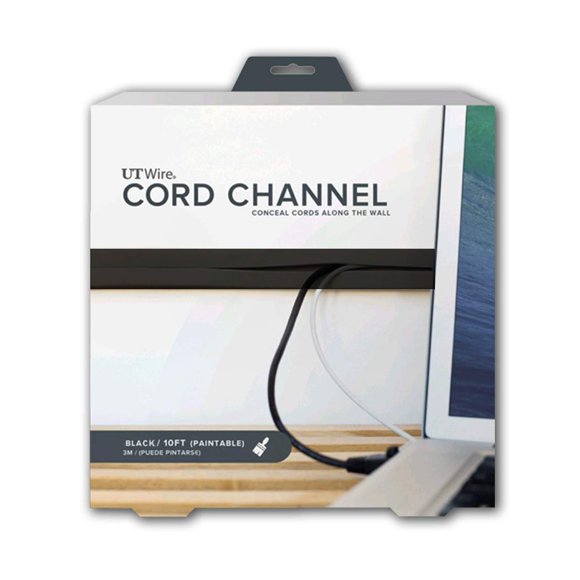 UT Wire - Cordon Flexible de 10 Pieds - (Noir) / 2 Pack